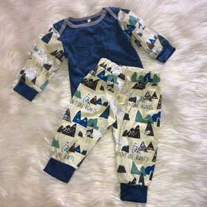Baby boy adventure awaits outfit